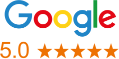 Google 5 Star award Google 5 Star award