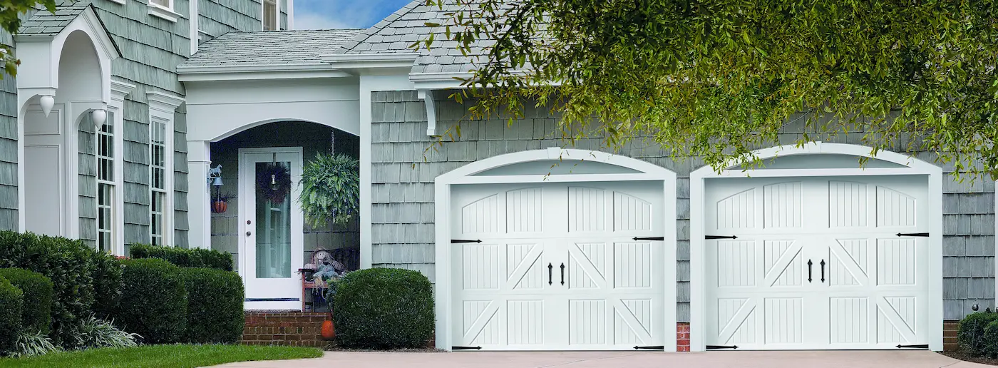 Amarr Lucerne closed arch carriage style garage doors Amarr Lucerne closed arch carriage style garage doors