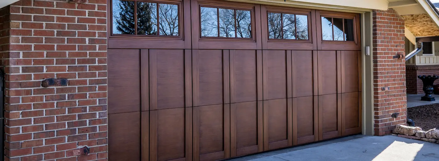 Custom wood garage door Custom wood garage door